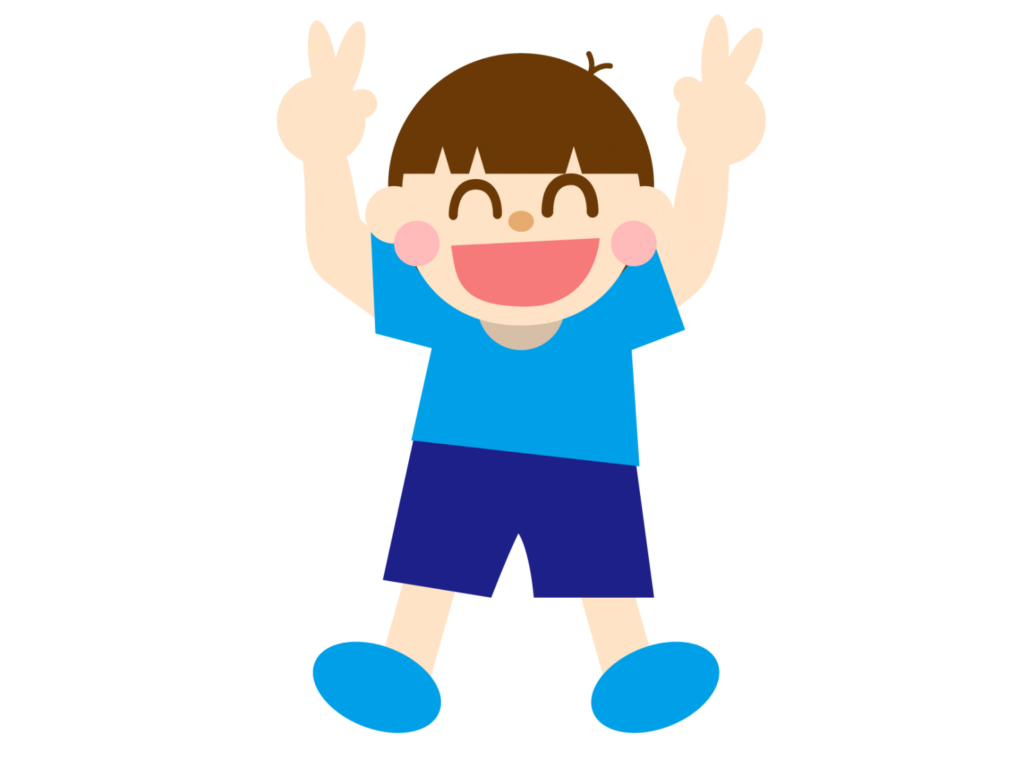 エニアグラムタイプ7の元気な男の子